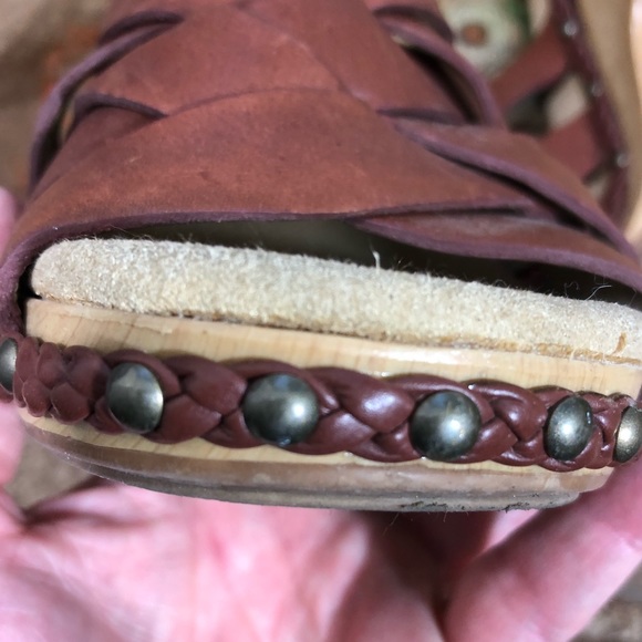 Dansko Woven Leather Clog Sandals (size 39) - Picture 4 of 6